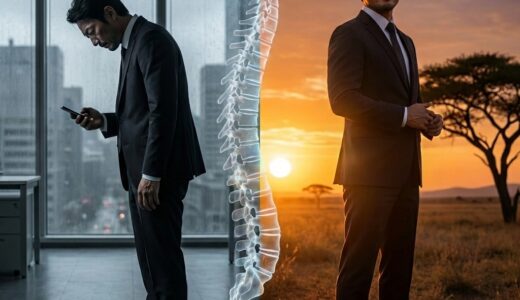 敗者の猫背、強者の姿勢 🧘‍♂️ 「立ち方」を変えるだけでメンタルを物理ハックする最強の生存戦略